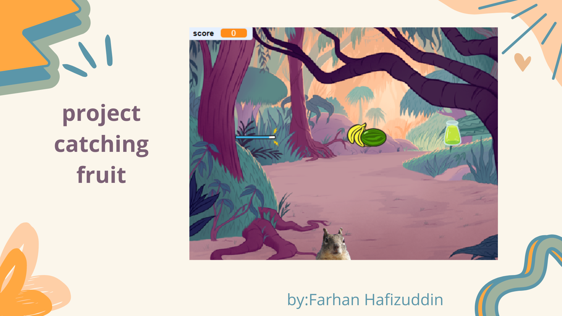 Orange Colorful Playful Portofolio Design Presentation